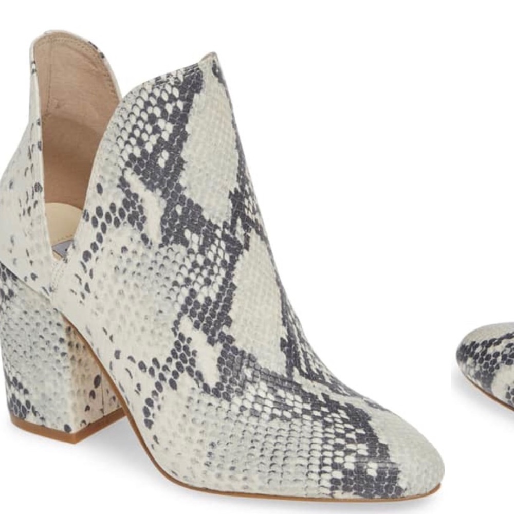 Steve Madden Snake Skin Booties